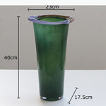vases verre modernes colorés transparents opaques bols saladiers plats ondulés fleurs fruits table décoration