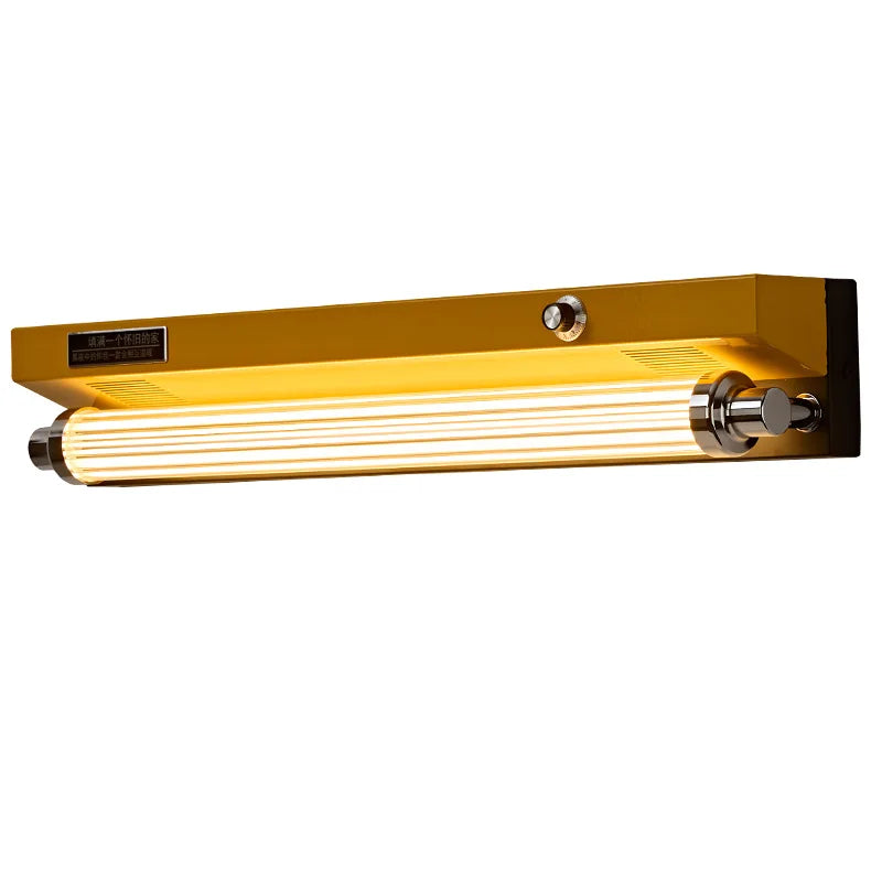 lampe murale industrielle rétro fer réglable jaune rouge noir argenté