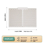 pad protection table silicone vert clair beige moderne clips diagonal