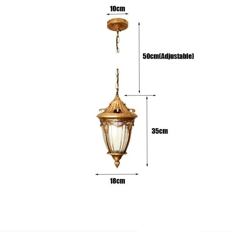 lampe suspendue classique ornements sculptés verre translucide noir doré chambre salon étude