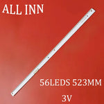 ruban led blanc 56 diodes 523 mm 3v moderne connecteurs fixations
