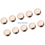 boutons pression métalliques modernes noir or argent opaques