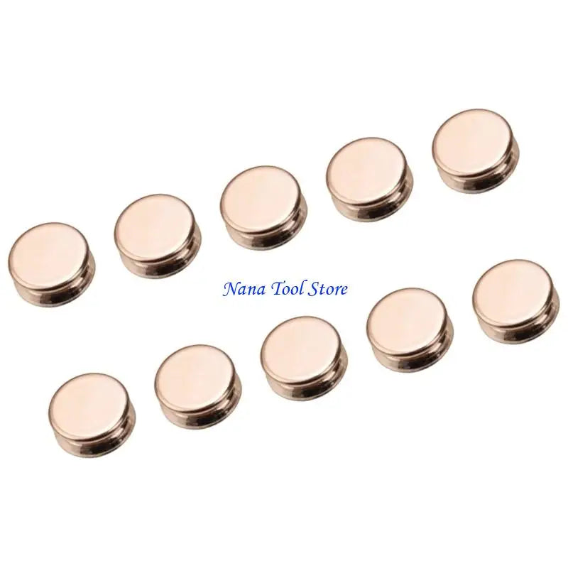boutons pression métalliques modernes noir or argent opaques