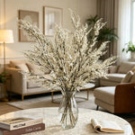 bouquet artificiel fleurs soie naturel intérieur décoration maison anniversaire blanc rouge jaune rose