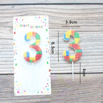 bougies anniversaire chiffres couleurs construction blocs decorative enfantine pique số đến