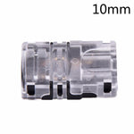 connecteur ruban led transparent clips 8mm 10mm ip65 étanche smd 5050 moderne câbles rouge