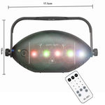 projecteur laser noir moderne effet stroboscope sonore controle rgb led anniversaire decoration noel mariageintérieur