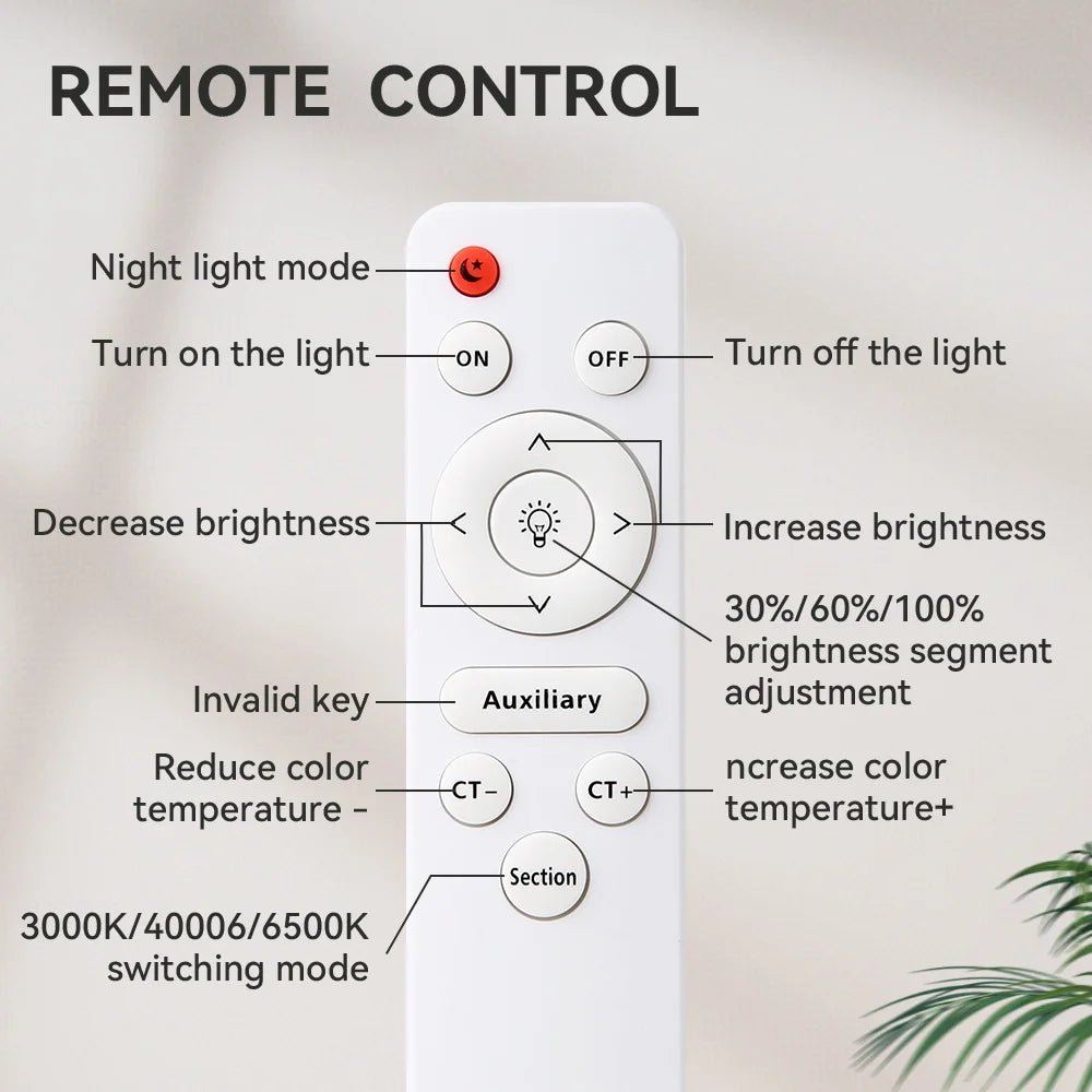 lampe led blanc moderne télécommande couleurs réglable ip44 étanche salon salle bain