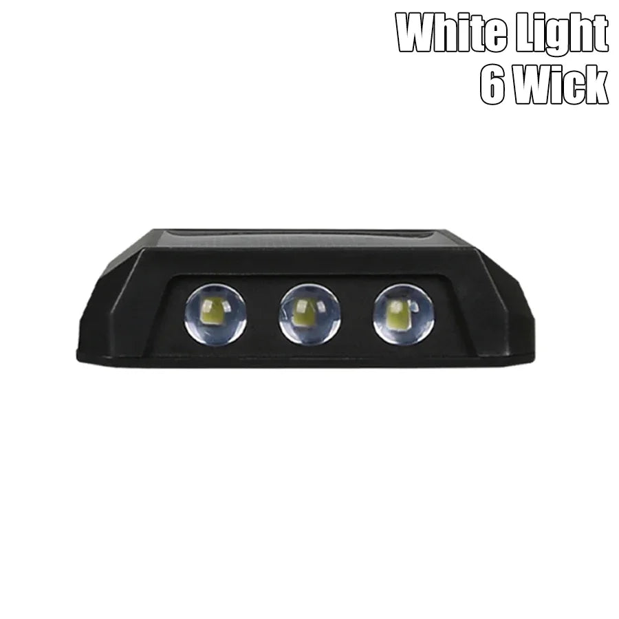 lumière solaire murale led blanc chaud blanc froid moderne minimalisteextérieur jardin