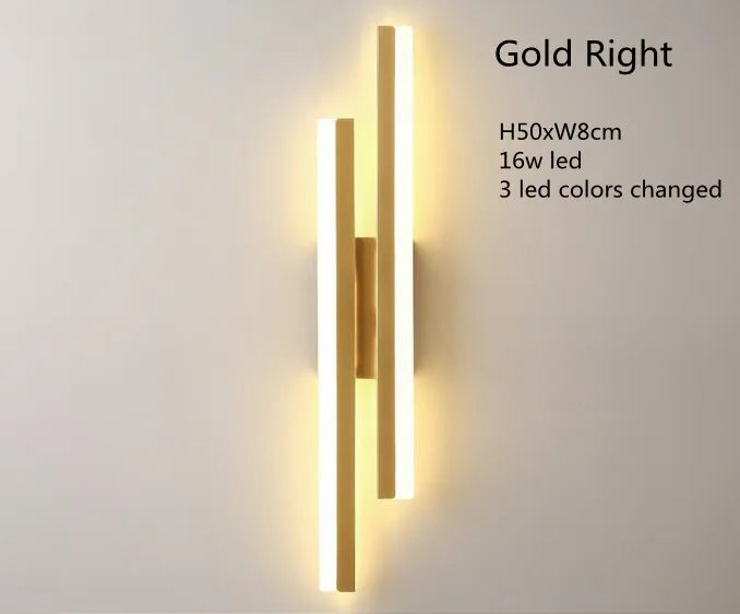 lampes murales modernes noir blanc doré éclairage cuisine chambre coucher minimaliste