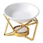 diffuseur huiles essentielles moderne céramique bougie parfumée tringle métal doré minimaliste salon décoration chambre