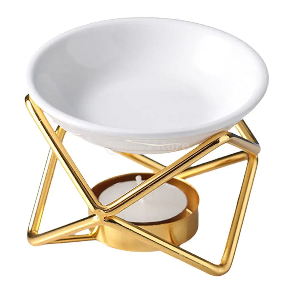 diffuseur huiles essentielles moderne céramique bougie parfumée tringle métal doré minimaliste salon décoration chambre