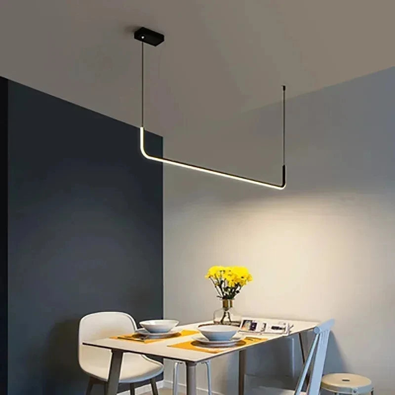 suspension lumineuse moderne ampoules led blanc noir doré câbles suspendus flux luminescent élevé interrupteur
