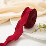 ruban dentelle plissé organza nylon décoratif fleur bricolage accessoire cheveux décoration fait main