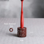 ensemble salle bain marbre rouge distributeur savon porte savon diffuseur huile essentielle moderne