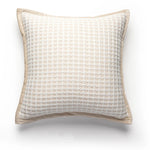 coussins décoratifs contemporains beige motif arbres 45x45cm opaques maison jacquard