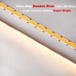 ruban led flexible double rangée 600 leds blanc moderne adhésif