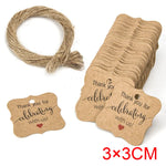 étiquettes rondes marron clair imprimées hand made especialmente para usted sourires écolos 3cm simple