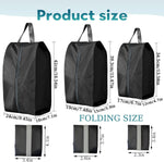 sacs chaussures pliables imperméables multi usages réutilisables modernes portables étanches zippées stockage organisation voyage