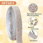 ruban strass décoratif adhésif vert noir violet blanc rose beige rouge classique 3d strass