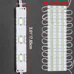 éclairage intérieur van led 60 diodes 12v blanc adhésif moderne compact 12w strips cargo