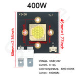 lumière led scénique froide blanc 100w 400w moderne technologie connecteur électrique