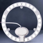 module led circulaire blanc moderne 360° 220 240v 2700k 6500k aimant connecteur eléctrique
