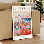 affiches art abstrait multicolore moderne toile impression sans cadre chambre maison decoration