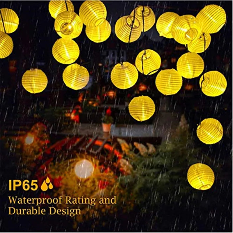 guirlande lumineuse solaire led extérieure ronde translucent moderne clips multiples couleurs festive noël mariage