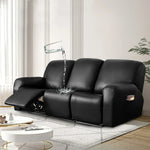 canapé relax housse simili cuir noir marron gris moderne lavable machine simple printemps été