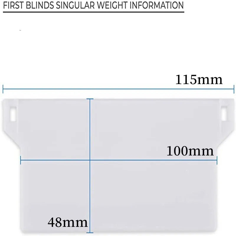 plaque plastique poids lamelles store vertical accessoire remplacement blanc moderne minimaliste extérieure