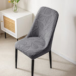 housse chaise tissu carreaux blanc gris moderne adhésif polyestre extérieur adaptable diverse utilisation