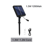 panneau solaire noir moderne télécommande câble 1.2m 3m batterie 7200mAh