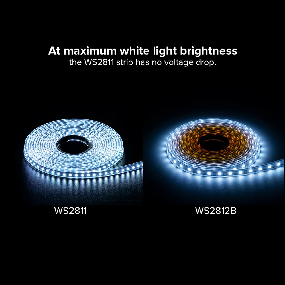 ruban led noir 24v ip65 ip67 108 ledsm adhésif moderne 5m 50000h led intégrées