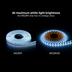 ruban led noir 24v ip65 ip67 108 ledsm adhésif moderne 5m 50000h led intégrées