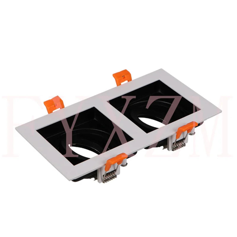 plaque montage led anneau rond carré blanc noir moderne 90v260v 610w