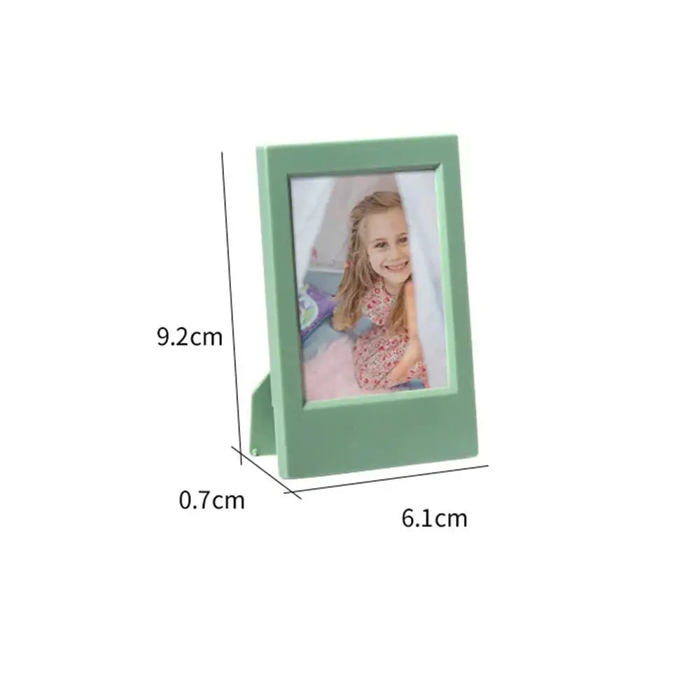cadre photo moderne minimaliste adhésif vert bleu rose blanc noir imprimé photographique opaquet unisexe