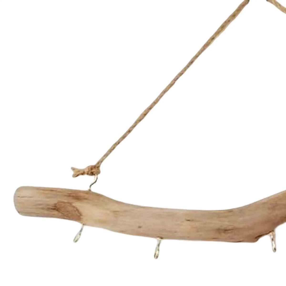 patère murale bois flotté rustique porte clés chapeaux bijoux suspension naturelle minimaliste