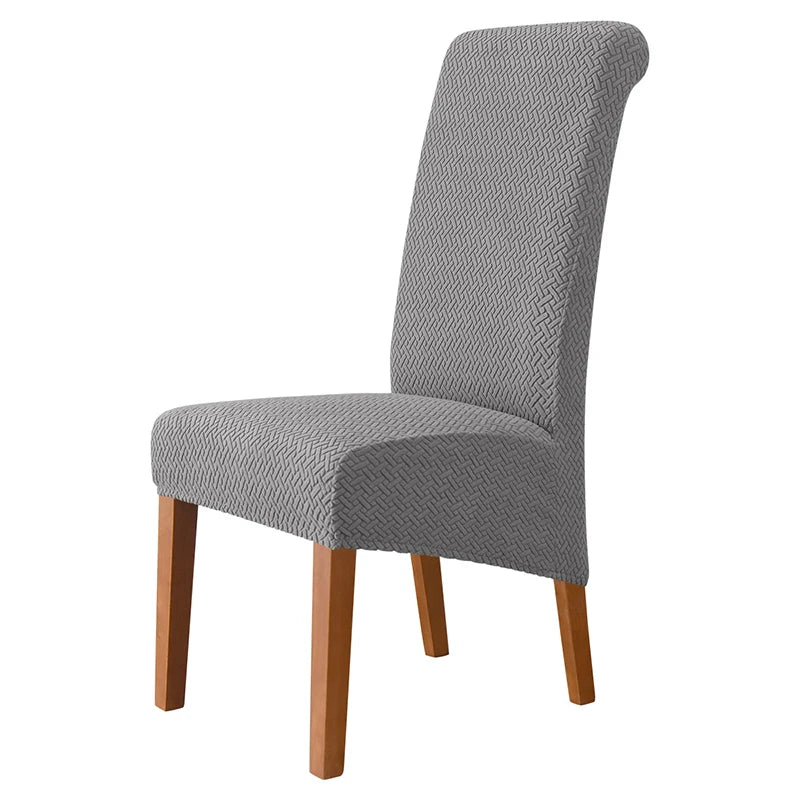 housse chaise moderne tissu géométrique vert clair protection salissures 35 43cm haute qualité