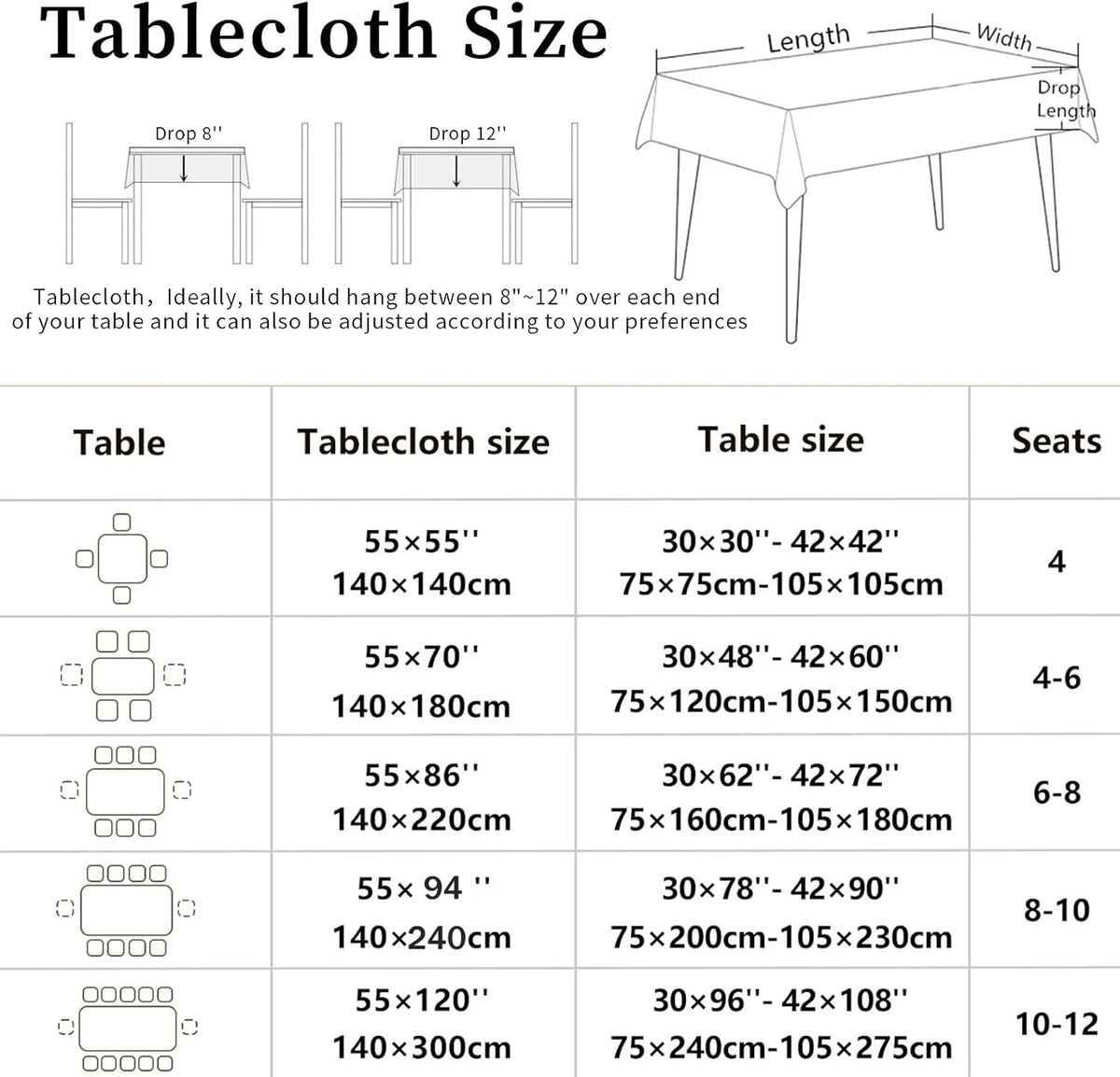 nappe table motif chats papillons floral printemps été moderne réutilisable polyester maison