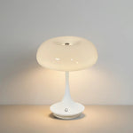 veilleuse lampe table forme champignon couleur orange moderne anti dérapant led usb rechargeable