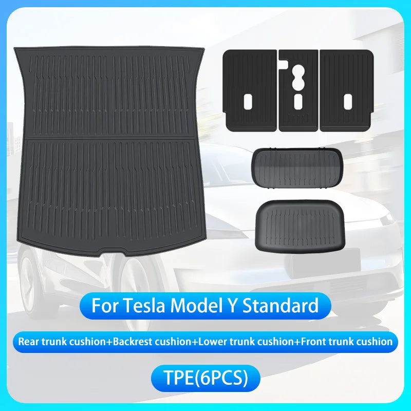 tapis sol voiture tesla model 2025 imperméable anti dérapant noir moderne