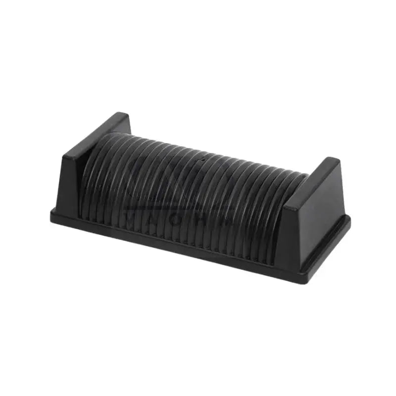 conteneur rangement bobine plastique noir ondulé surface intérieure industrielle utilitaire sd antistatique