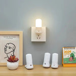veilleuse led bougie blanc jaune moderne toujours allumée certifiée rohs ccc lvd