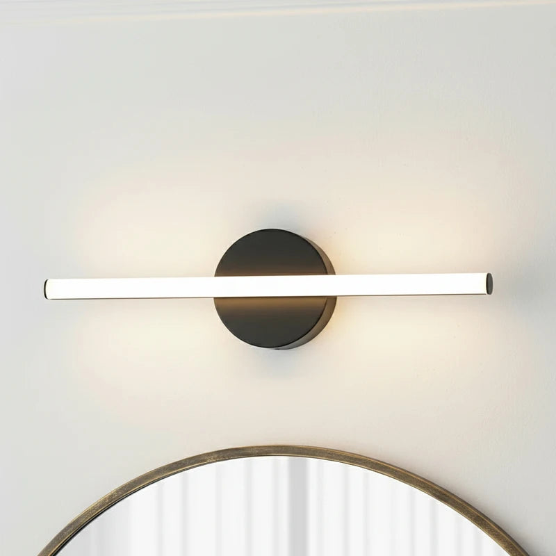 lampe murale moderne applique murale simple éclairage blanc noir minimaliste fixée sans logo