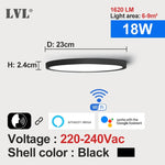 plafonnier led moderne blanc opalescent intensité variable wifi application commande vocale