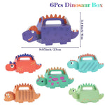 supports cupcakes dinosaures palmiers happy birthday assiettes gobelets sacs cadeaux vert orange blanc enfants