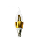 ampoule led e14 7w 9w transparente dorée argentée moderne 360° blanc froid 5500k 7000k