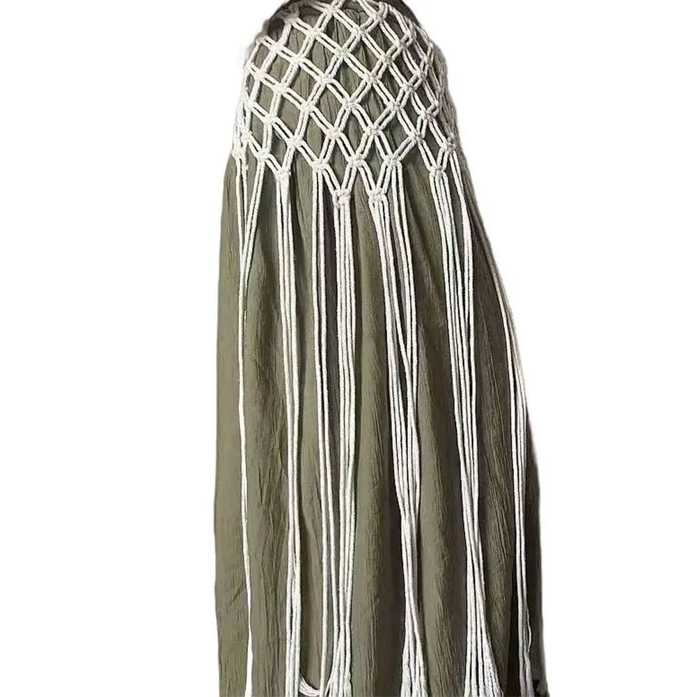 jupe boho chic jaune franges polyester femme opaque trendy