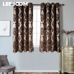 rideaux marron beige noir gris floral imprimé opacité classique anneaux inclusextérieur salon
